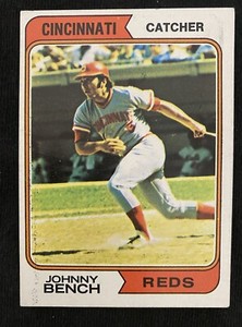 1974 Topps Johnny Bench #10 -HOF