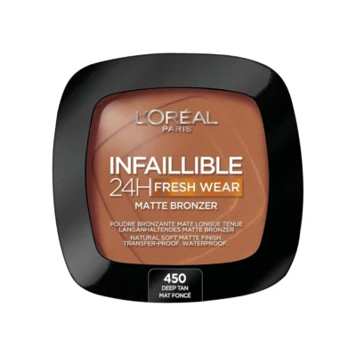L'Oreal Paris Infaillible 24H Fresh Wear Matte Bronzer - 450 Deep - Bild 1 von 2