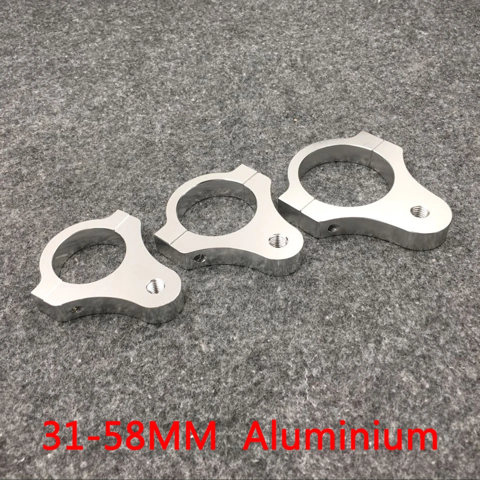 Universal Motorcycle Aluminium Steering Damper Fork Frame Mounting Clamp Bracket - Image 1 of 3
