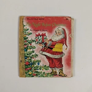 The Night Before Christmas - Clement C. Moore - 1969 Tell-A-Tale Book - Foto 1 di 7