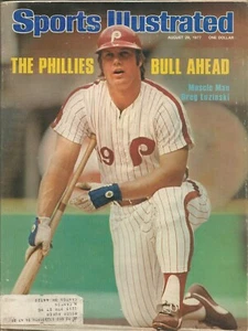 PHILLIES GREG LUZINSKI 1977 SPORTS ILLUSTRATED SARATOGA HORSE RACING JUANTORENA - Picture 1 of 1