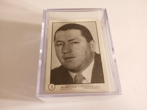 1989 FTTC The Three Stooges Complete 60 Card Set Blue Back Version in Slide Case