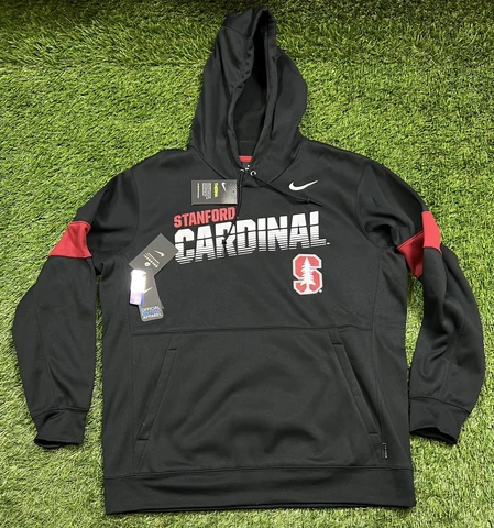 NWT'S Nike Dri-Fit Therma Stanford Cardinal NCAA Hoodie Sweatshirt Men's XL Cover