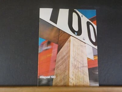 Milepost 100 AT&SF Santa Fe 1968 100th birthday brochure - Image 1 of 3