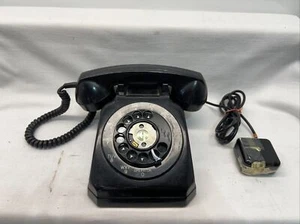 1950s Antique Vintage Stromberg Carlson Model 1543 Rotary Telephone Black NICE - Picture 1 of 14