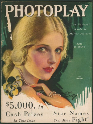 Photoplay Magazine June 1930 Ann Harding~Jean Arthur~Dodge Sisters~Hollywood - Image 1 of 4