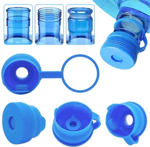 4 Pack Reusable 5 Gallon Water Jug Caps, Leak Proof Bottle Lids (55mm) *NEW* - Picture 1 of 11
