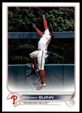 2022 Topps Baseball Card Roman Quinn Philadelphia Phillies #577
