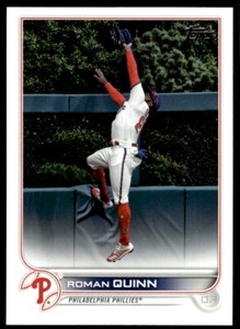 2022 Topps Baseball Card Roman Quinn Philadelphia Phillies #577