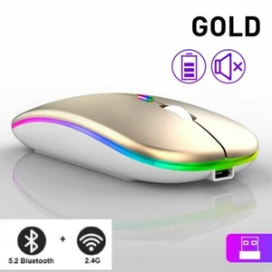 PC Maus Kabellos Wireless Mouse Bluetooth USB Computer Notebook Laptop Funkmaus - Bild 1 von 6