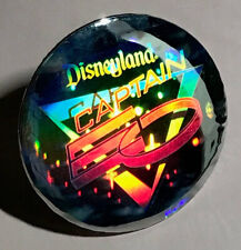 Michael Jackson Badge CAPTAIN EO Hologram 3D Disney Pinback Button PROMO 1986