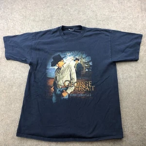 Vintage GEORGE STRAIT Shirt Mens Large HONKYTONKVILLE Concert Tour Country Music - Picture 1 of 14