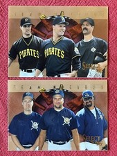 (2) 1996 Select Team Nucleus Inserts #3 Pirates & #28 Brewers