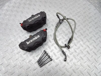 Pinza de freno delantera izquierda derecha BMW R1200 R1200RT 2017 14-18 manguera pastilla Foto 1 de 4