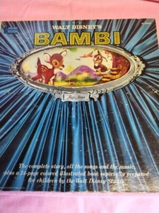 Disney's Bambi Vinyl Record (1960) - Picture 1 of 5