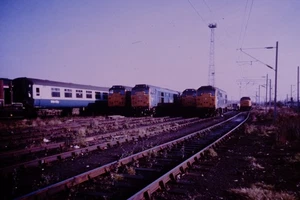 1985 British Rail Diesel Loco Class 31 and 45 Bescot Yard Slide Ref 7608 - Picture 1 of 1