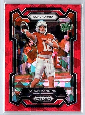 2024 Arch Manning Rookie RC Draft Picks Red Ice  #192 Texas (328) - Image 1 of 3