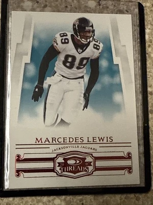 2007 Donruss Threads Mercedes Lewis # 131   Red - Image 1 of 2