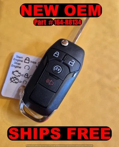 NEW OEM 2015-22 FORD F-150 F-250 REMOTE START FLIP KEY 164-R8134 N5F-A08TDA - Picture 1 of 5