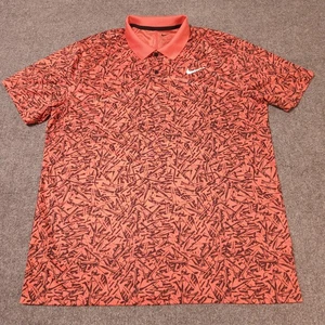 Nike Dri Fit Victory+ Polo Herren Large Ember Glow AOP Golf T-Shirt  - Bild 1 von 17