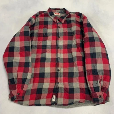 Jaqueta Camisa Wrangler Xadrez Estampada Manga Longa Shacket Feminina Extra Grande - Imagem 1 de 4