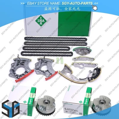 Kit de cadena de distribución INA árbol de levas engranaje para Audi A4 A5 A6 A7 S6 Q7 S4 Q5 S5 SQ5 3.0T Foto 1 de 4