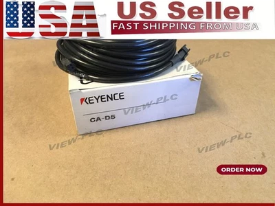 Keyence CA-D5 Illumination 5M Cordset Cable **NEW** (KB)  US Free TAX - Image 1 of 3