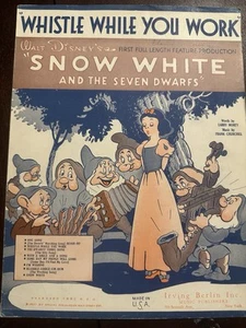 Partituras de la película Disney M 1938 Blancanieves y los siete enanitos 'Whistle' - Imagen 1 de 1