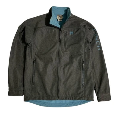 Cinch Softshell Jacket Mens Size XS Full Zip Western Coat Fleece Lined - Image 1 of 4