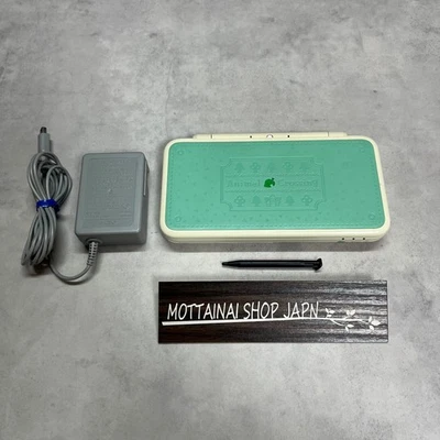 Nuevo Nintendo 2DS XL LL Animal Crossing Doubutsu No Mori Probado ¡Bueno!! Foto 1 de 4