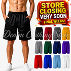Men’s Athletic Mesh Gym Shorts 2 Pocket Basketball Workout Training S–5XL
