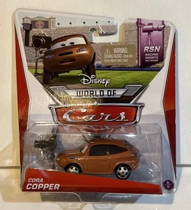 Disney World Of Cars RSN NETWORK serie CORA COBRE 2013 Die Cast Car - Imagen 1 de 4