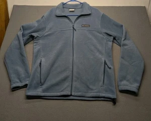 Columbia Jacket Mens Blue Mount Grant Fleece Full Zip Size Medium  - Picture 1 of 5