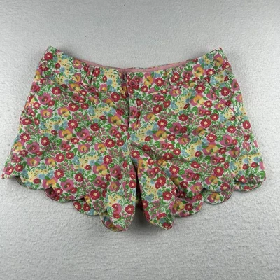 Pantalones Cortos Lilly Pulitzer Pequeños Tirar Bajo Floral Colorido #88189 Estilo 33063 Foto 1 de 4