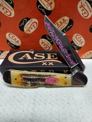 2025 Case Xx Large Copperlock BB's Exclusive SFO Pink Scroll - Image 1 of 4