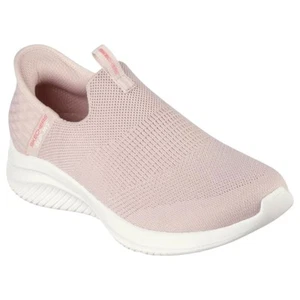 Womens Skechers Slip-Ins Ultra Flex 3.0 Cozy Streak Rose Athletic Shoes - Picture 1 of 6