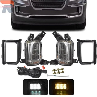 Kit de luces antiniebla LED para GMC Terrain 2016-2017 - DRL y lámparas de señal ámbar Foto 1 de 4