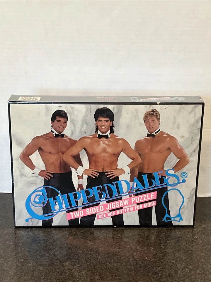 VTG Chippendales Dancers Two Sided Jigsaw Puzzle 500 Pieces SEALED NOS🔥 - Image 1 of 4