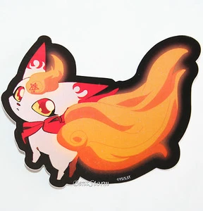 NEU KINAKO TWINSTAR EXORZISTEN ANIME gestanzter Vinyl-Wandaufkleber 4" B x 3 1/2" H - Bild 1 von 1