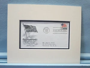 The 50 Star Flag & First Day Cover of its own stamp - Picture 1 of 1