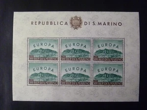 San Marino Kleinbogen MiNr.: 700 CEPT 1961 ** postfrisch MNH M€ 200 - Bild 1 von 1