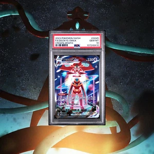 PSA 10 GEMAS COMO NUEVAS 2023 Pokemon Crown Zenith Deoxys VMAX arte completo #GG45/GG70 - Imagen 1 de 6