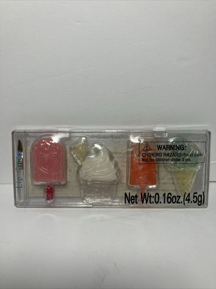 Brillo de labios perfumado con uva en forma de helado 0,16 OZ sellado Foto 1 de 2
