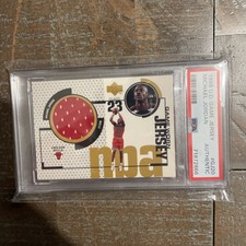 1998-99 UD UPPER DECK NBA GAME WORN JERSEY MICHAEL JORDAN #GJ20 PSA Authentic