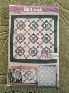 Butterick 5732 Tante Nancy's Vintage Quilt Kissen Nähmuster ungeschnitten - Bild 1 von 1