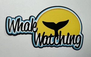 Whale Watching Scrapbooking Lagenlook Stanzverzierung - Bild 1 von 1