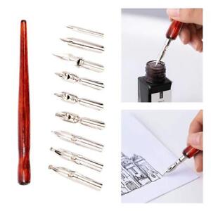 Comic Dip Pen Kit Calligraphy with 9 Nibs Art for Signing Sketch Drawing