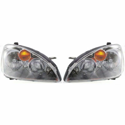 Nuevo juego de 2 faros halógenos laterales diestros y diestros para Nissan Altima 2002-2004 Foto 1 de 4