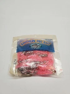 20+ SOUTHERN PRO BAIT SOFT PLASTIC CRAPPIE TRAILER LURES 1.5" PINK SPARKLE - Picture 1 of 3