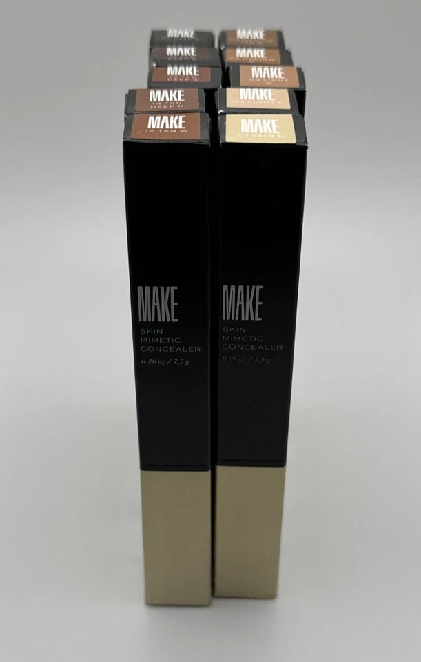 MAKE BEAUTY Skin Mimetic Concealer ~ PICK MEDIUM DARK SHADES ~ .26 Oz / 7.5g - Image 1 of 1